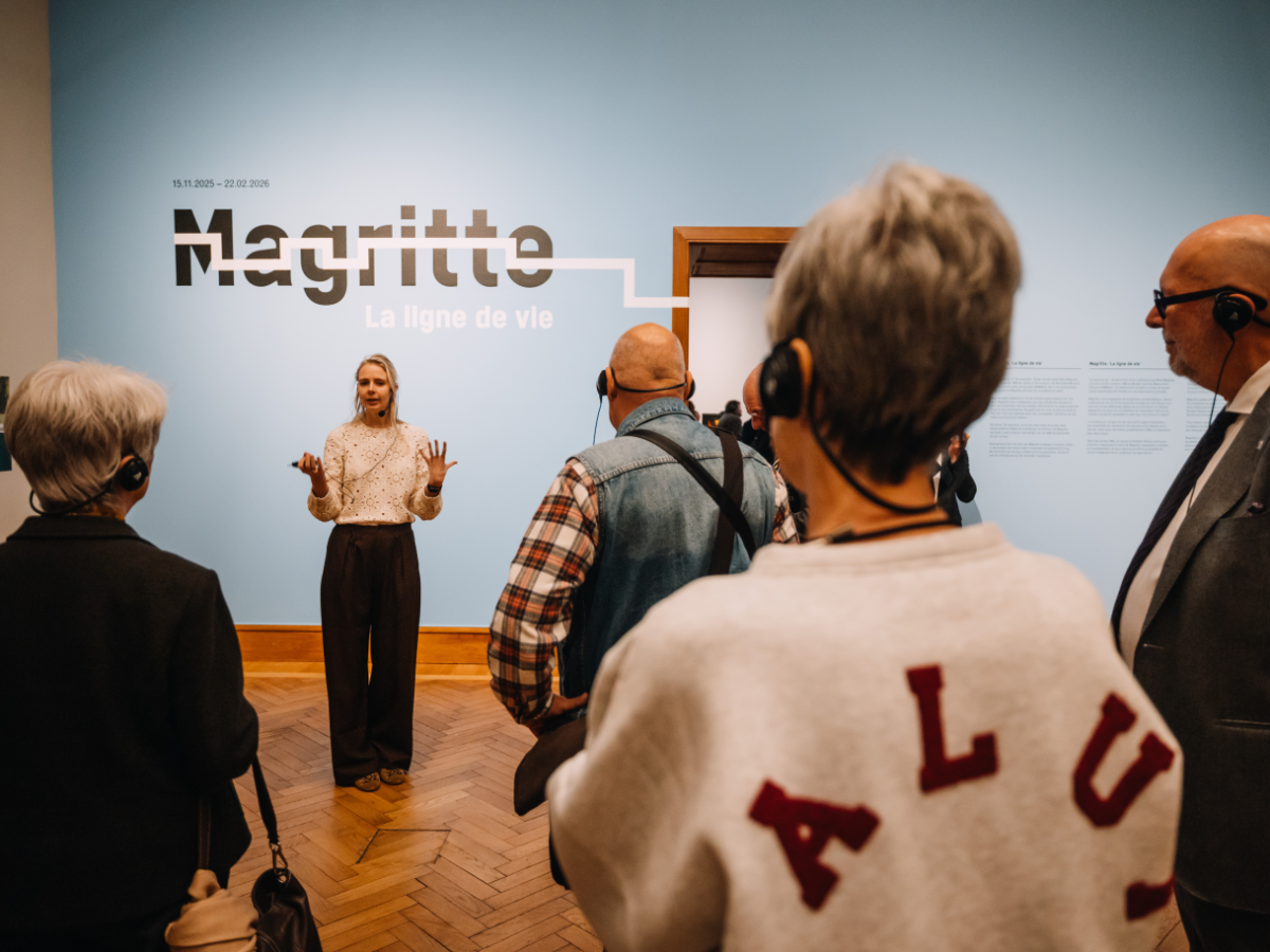 Instaprondleiding Magritte. La ligne de vie