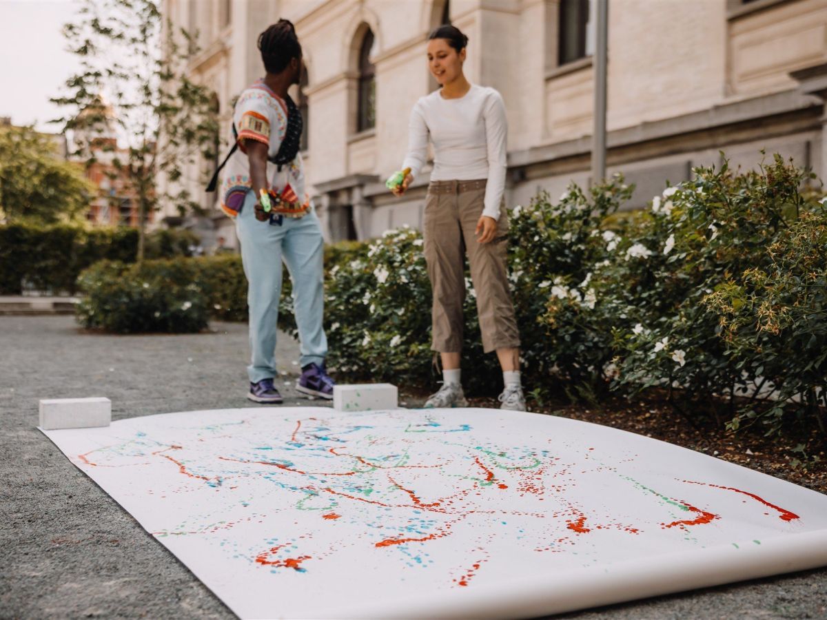 Instapworkshop - Schilderen zonder penselen