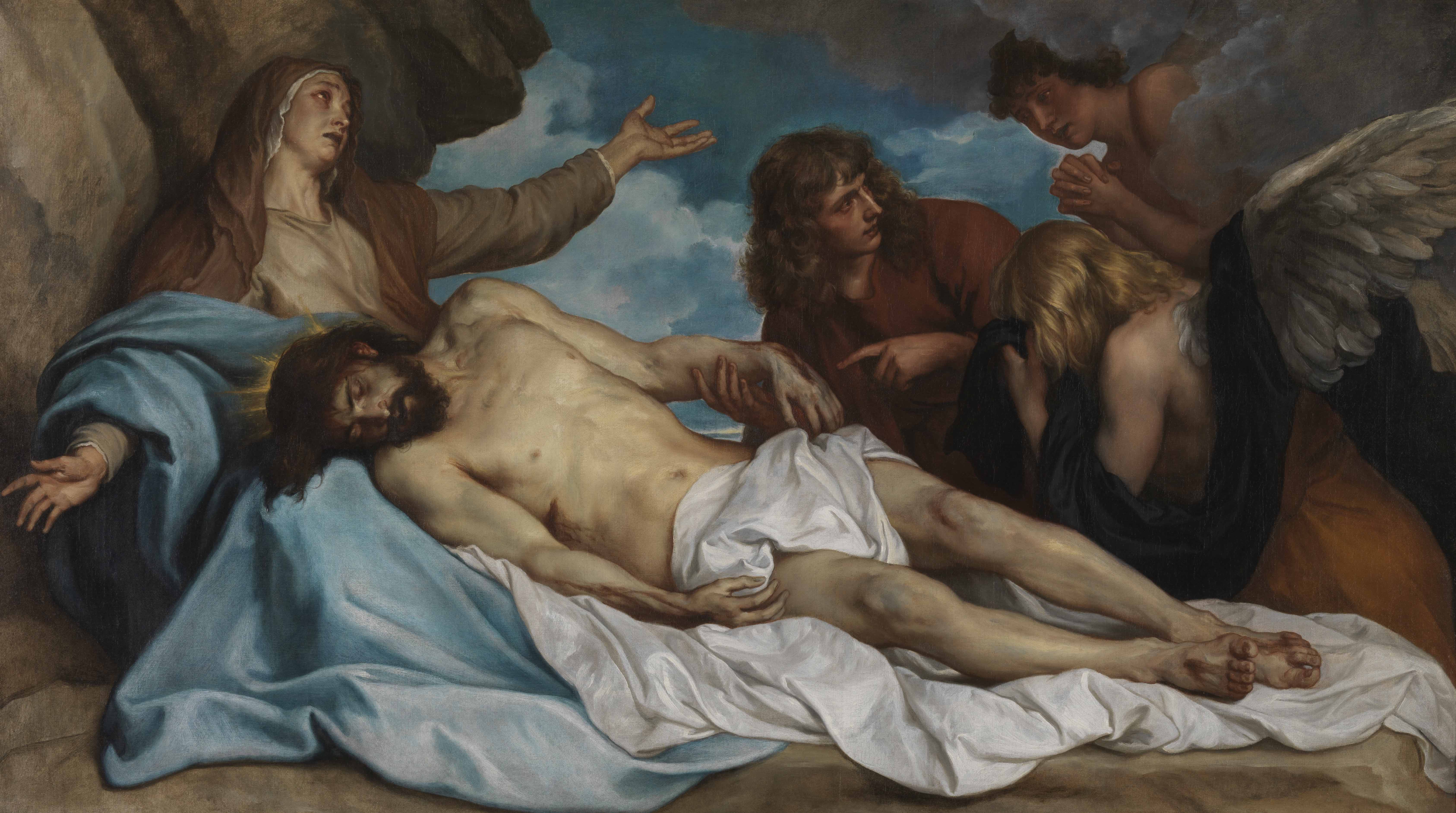 Schilderij Bewening van Christus van Anthony van Dyck