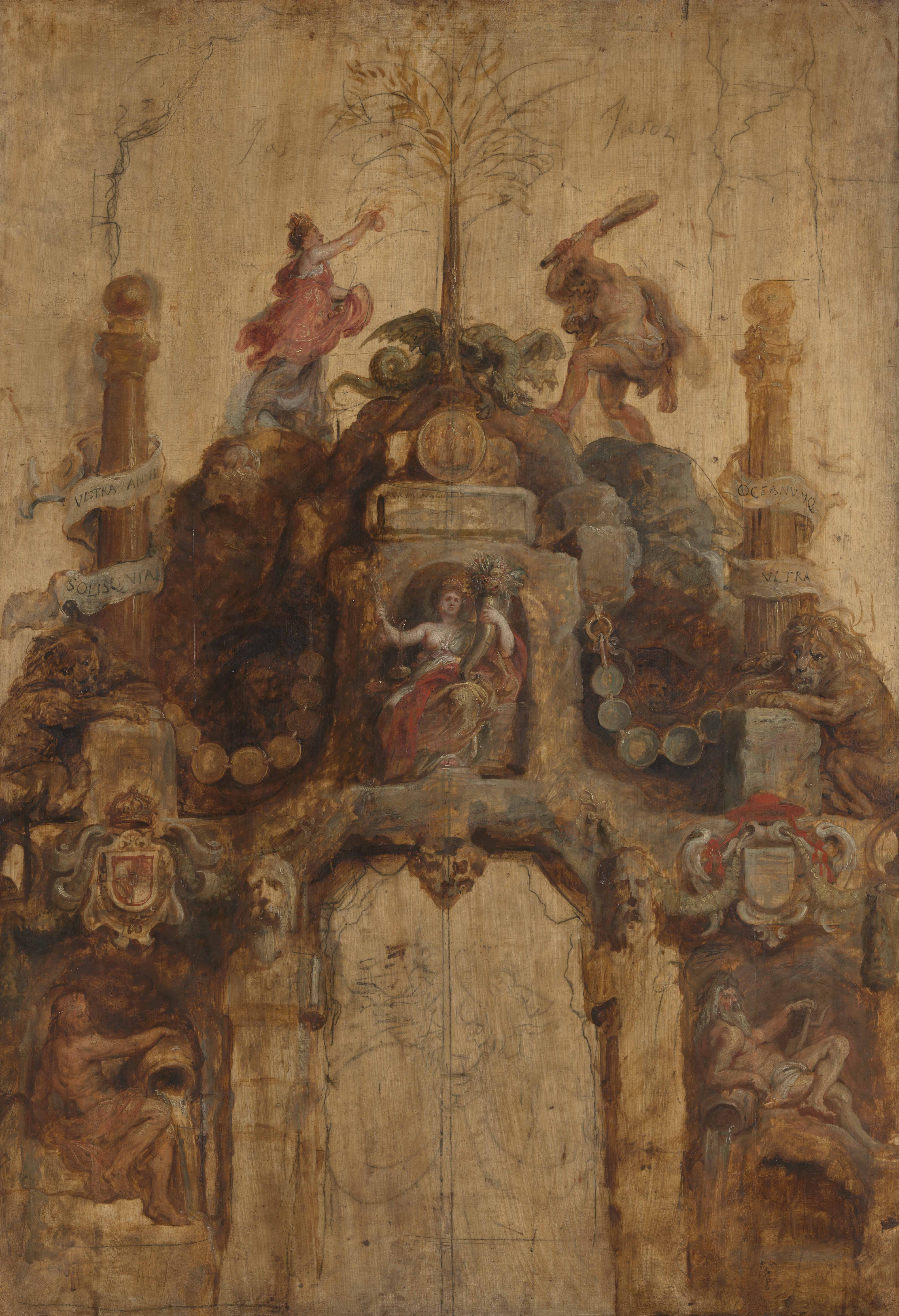 Schilderij Erepoort van de Munt van Peter Paul Rubens