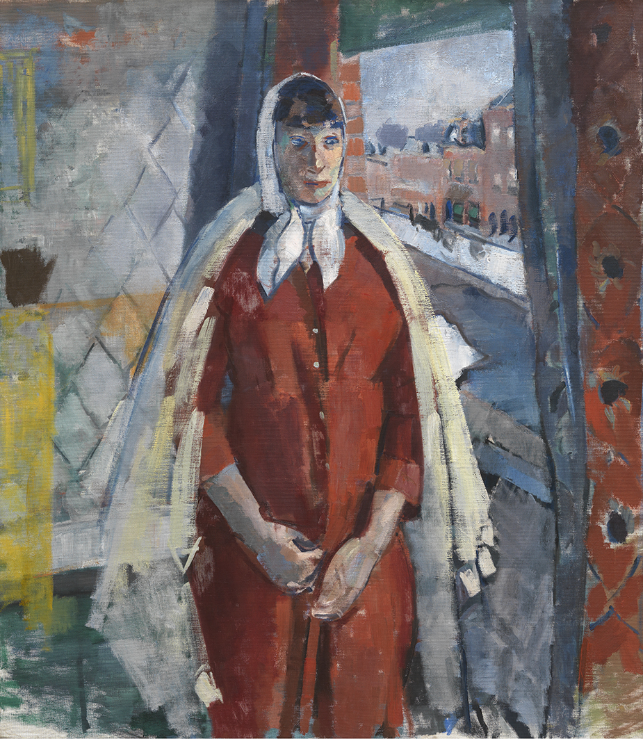 Vrouw aan het venster, een schilderij van Rik Wouters