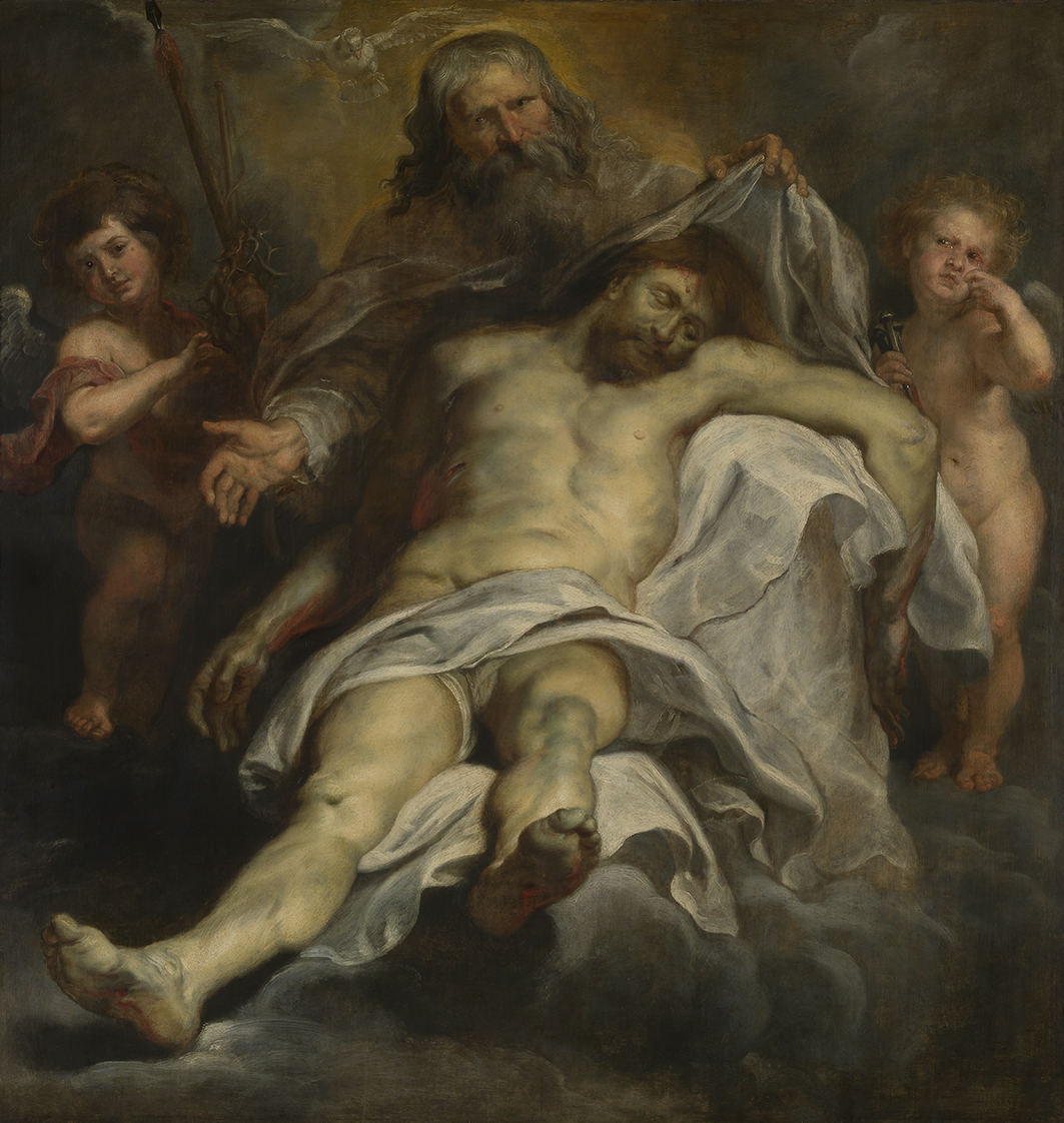 Schilderij Heilige drievuldigheid van Peter Paul Rubens
