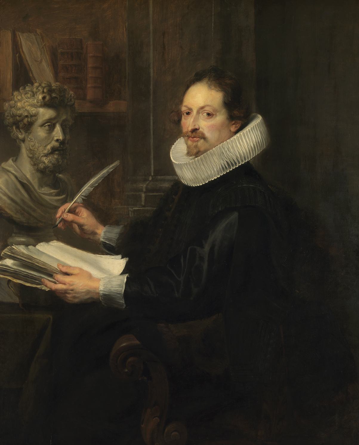 Portret van Jan-Gaspard Gevartius van Peter Paul Rubens