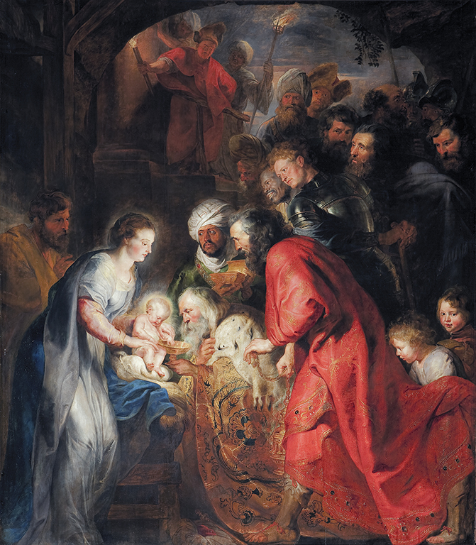 Aanbidding door de koningen, Peter Paul Rubens, Sint-Janskerk Mechelen