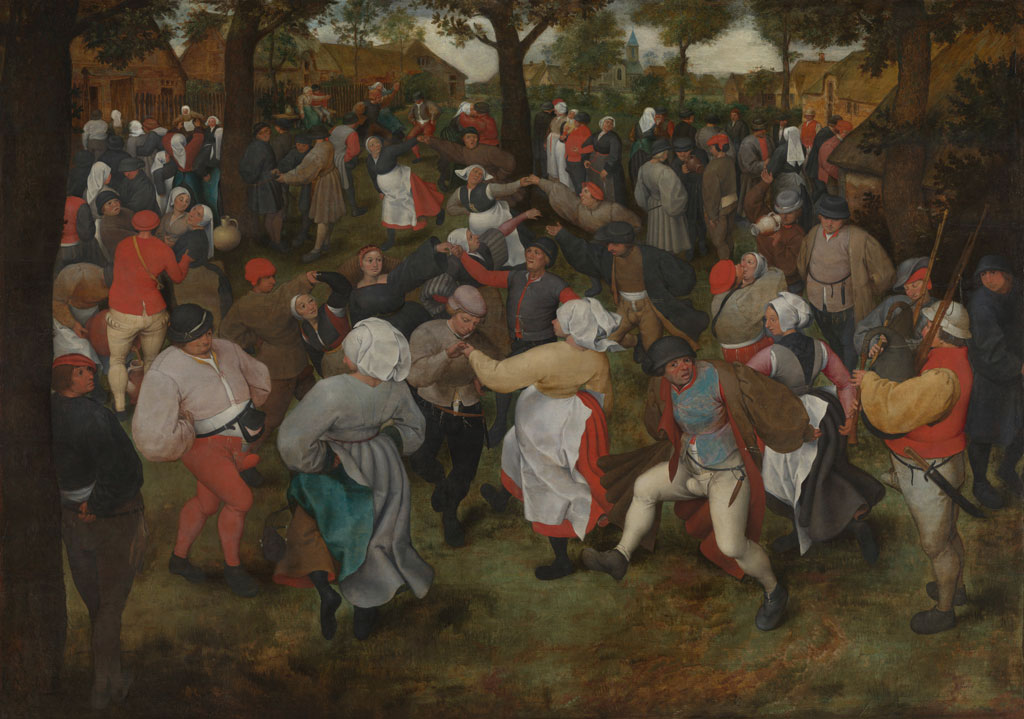 De Dans der bruid, kopie naar Pieter Breugel, KMSKA