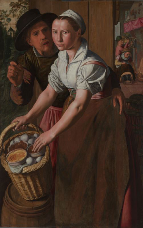 De hennentaster, Pieter Aertsen, KMSKA