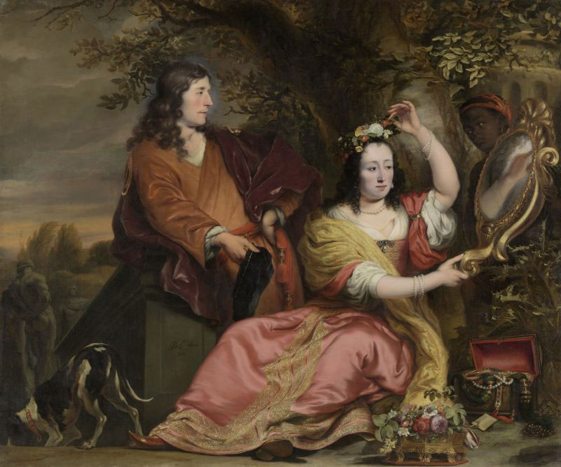 Jan van der Voort en zijn zuster Catharina, Ferdinand Bol, KMSKA