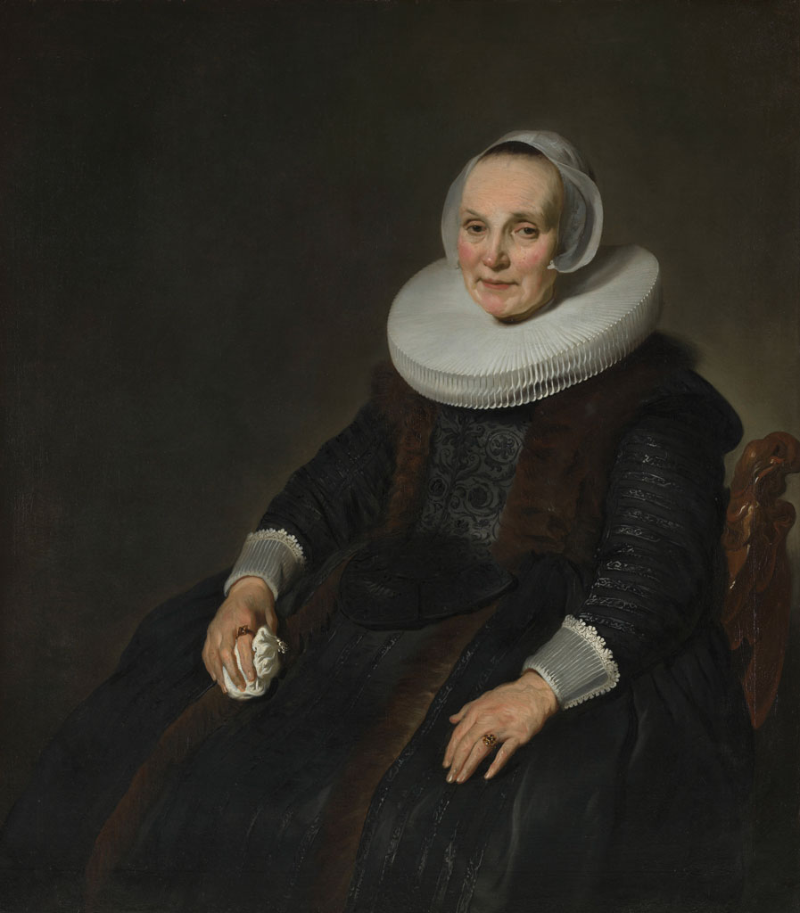 Portret van een vrouw, Jacob Adriaensz. Backer, KMSKA