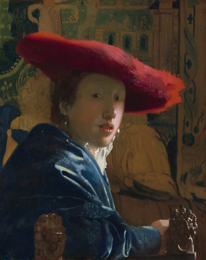 Girl with the red hat, Vermeer, Washington Gallery of Art