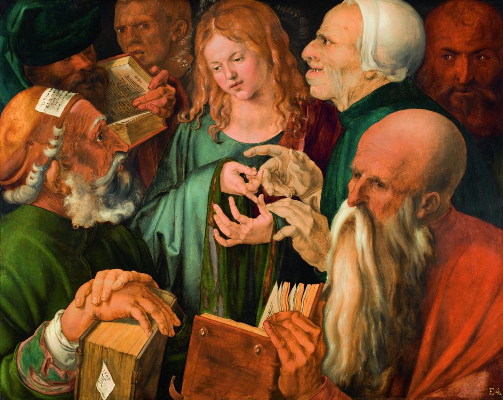 Durer, Jezus onder de schriftgeleerden