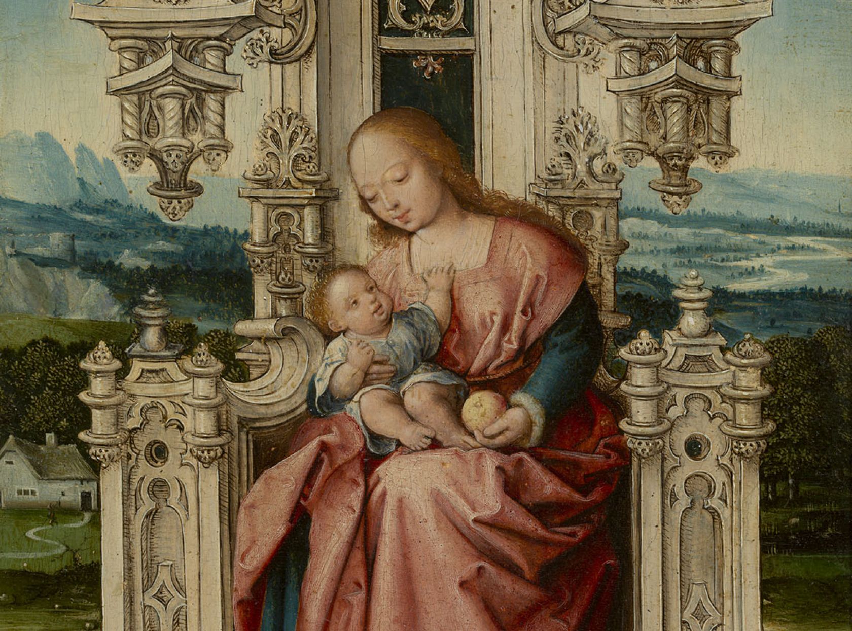 Schilderij Madonna Jan Gossaert