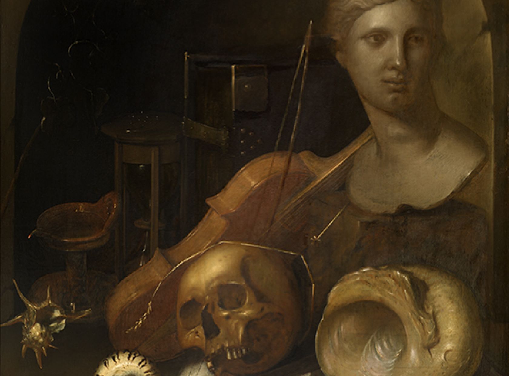 Schilderij Vanitas Jan Denens