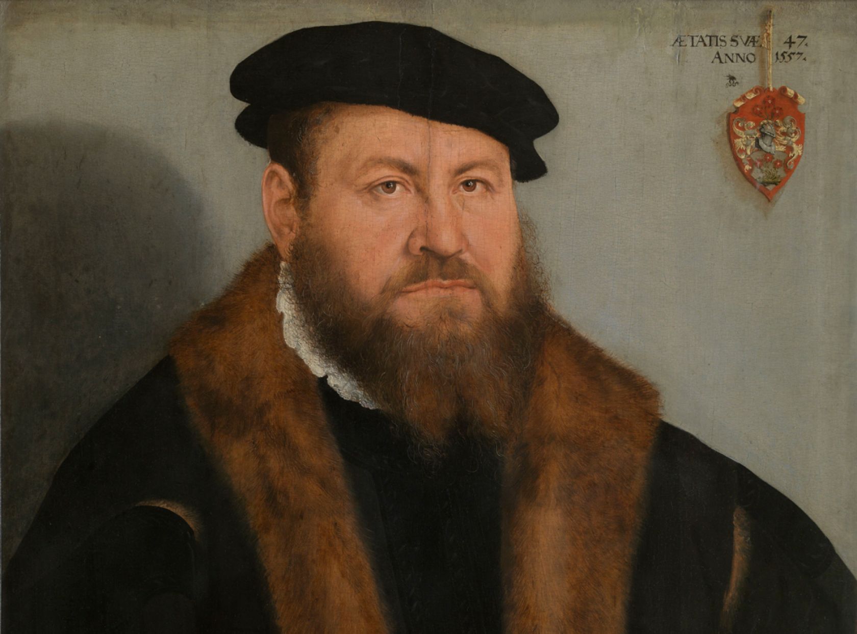 Portret van een man, Lucas Cranach II, KMSKA